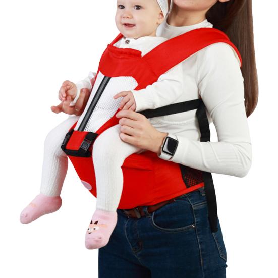 Baby Carrier Ergonomic Design Non Slip Breathable Boys Girls 3-in-1 Multifunctional Baby Waist Stool Daily Use