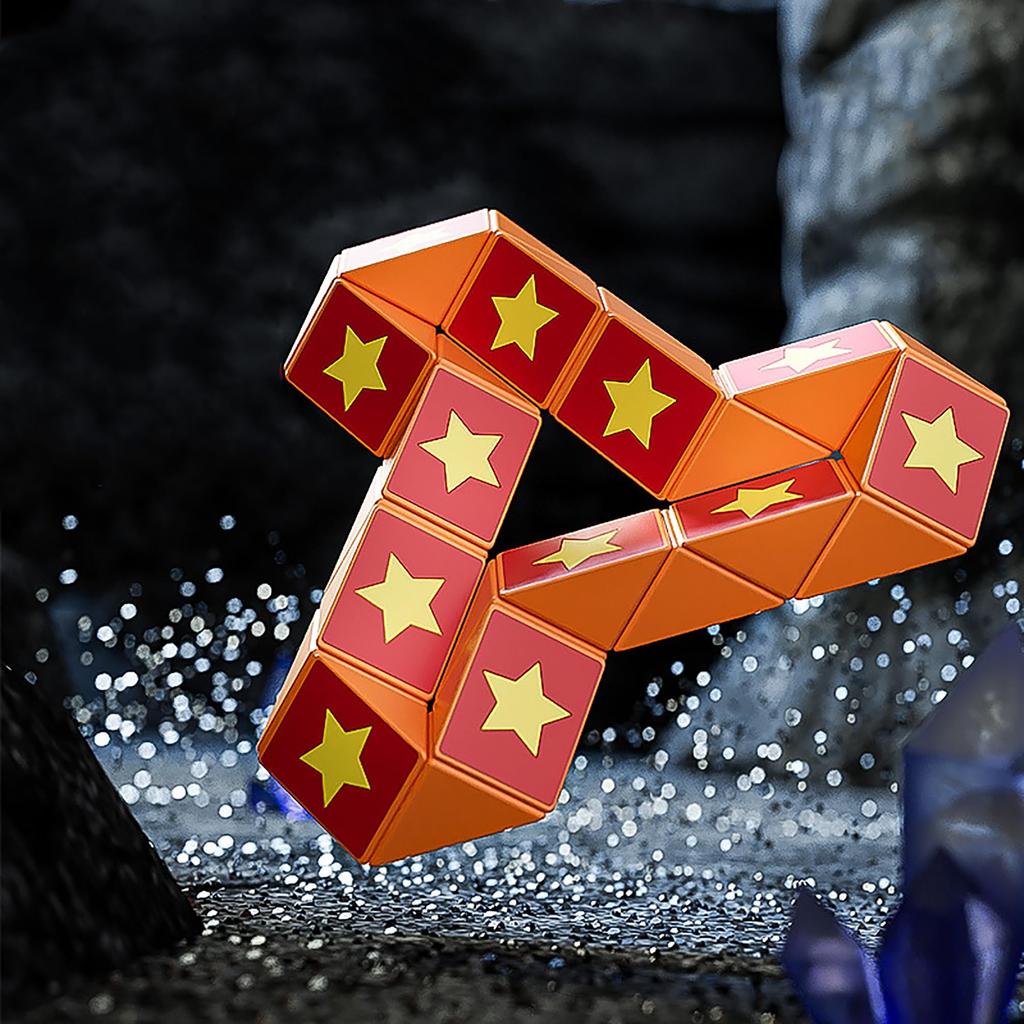 Magic Snake Cute Twist Puzzle Toy Magical Stress Relief Brain Training Brain Training Intelligence Game Magic Cube 3D Puzzle Puzzle Game Beginner