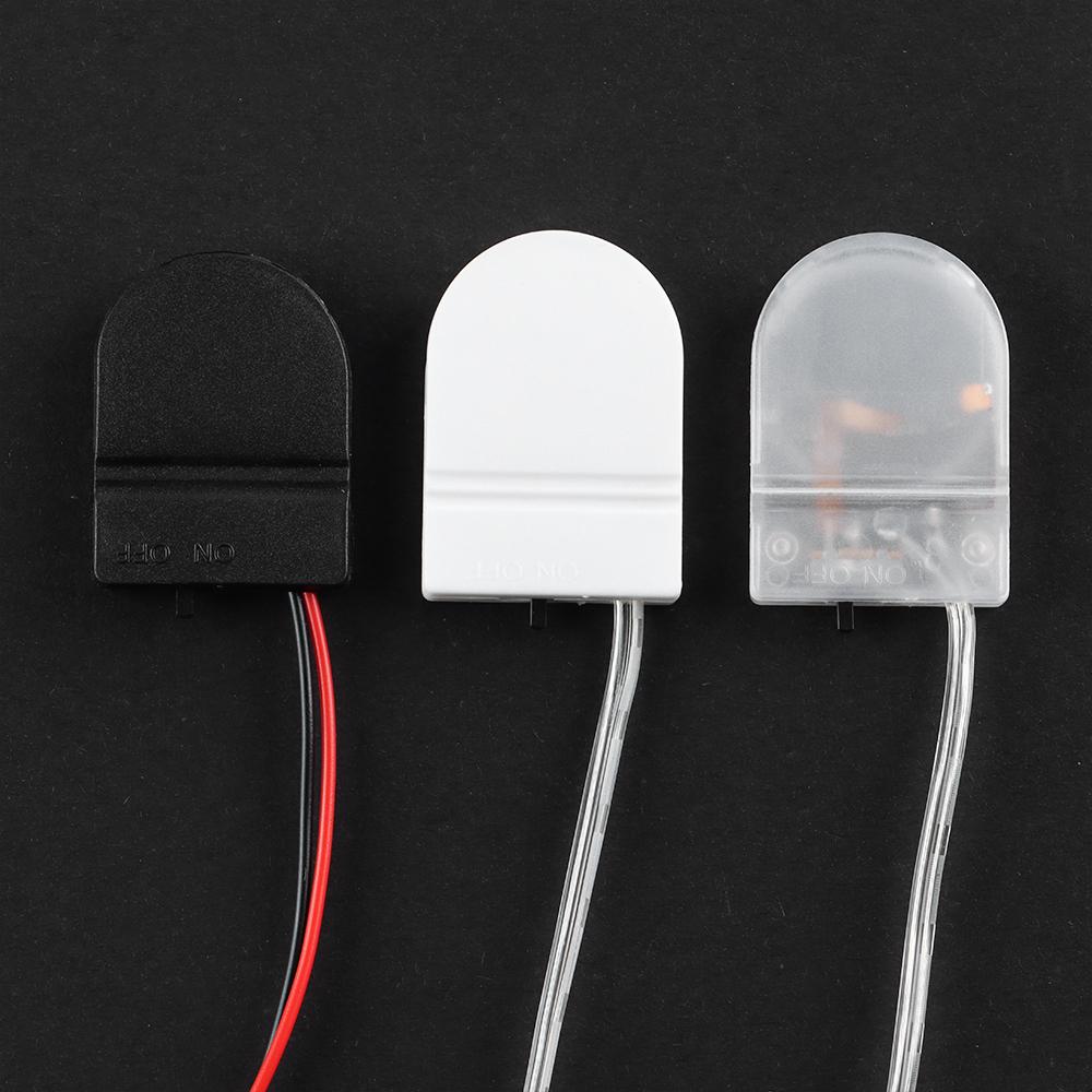 With ON/OFF Switch Battery Storage Box CR2032 Case Cover Battery Socket Holder Button Coin Cell