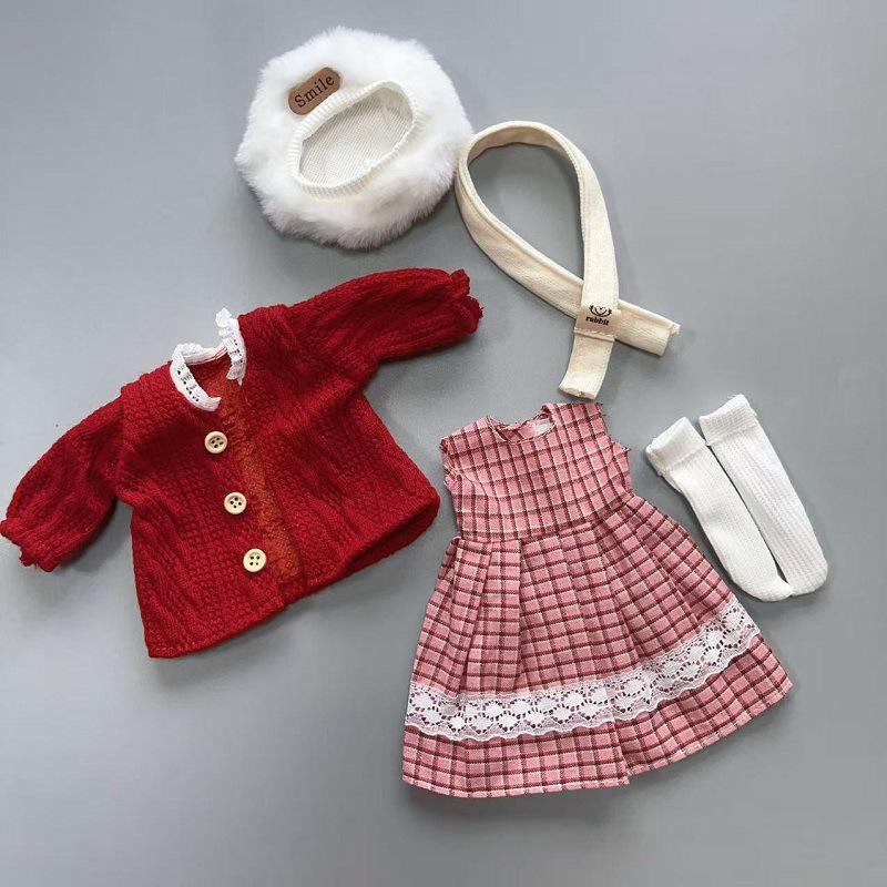 6-Minute BJD Doll Clothes for Akagi, GL, Gungun, Ghost Mom Dolls - 30cm Lolita Dress-Up Outfit