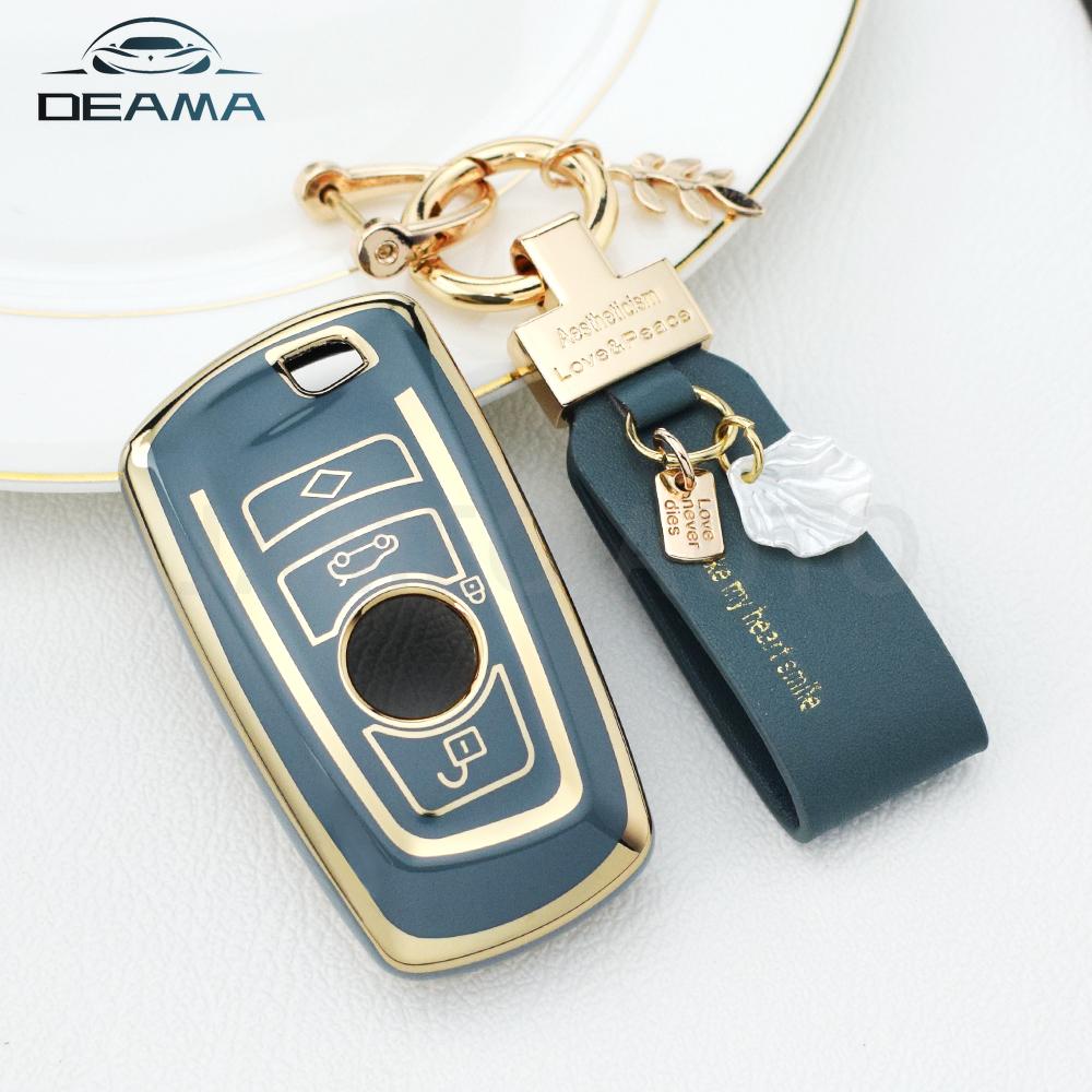 

For BMW F20 F30 G20 F31 F34 F10 G30 F11 X3 F25 X4 I3 M3 M4 1 3 5 Series TPU Car Key Holder Case Cover Accessories
