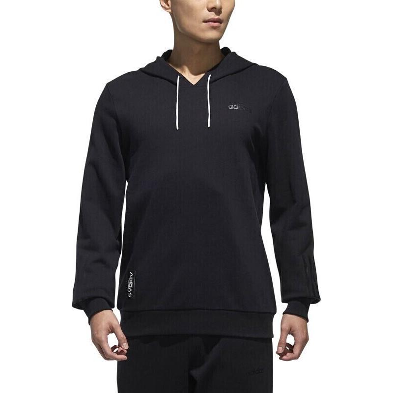 Adidas Sweatshirts Men's Black Hooded Thin Regular DW7884