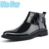 High Quality Men Chelsea Boots Genuine Leather Male Outdoor Footwear Zip Waterproof Ankle Boots New Mens Dress Boots