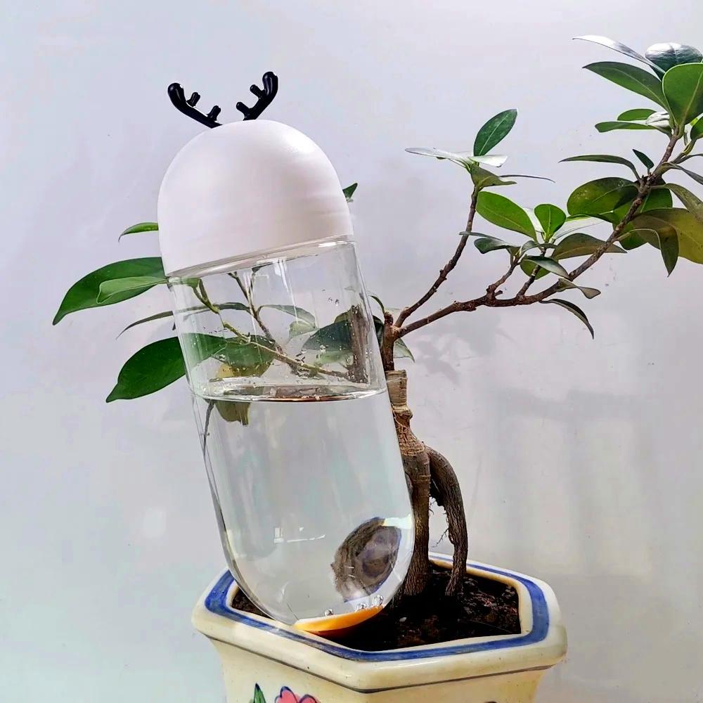 Plant Self-Watering Device 500ml Automatic Watering Transparent Plastic Plant Water Bulb Home Garden Drip Irrigation System Tool