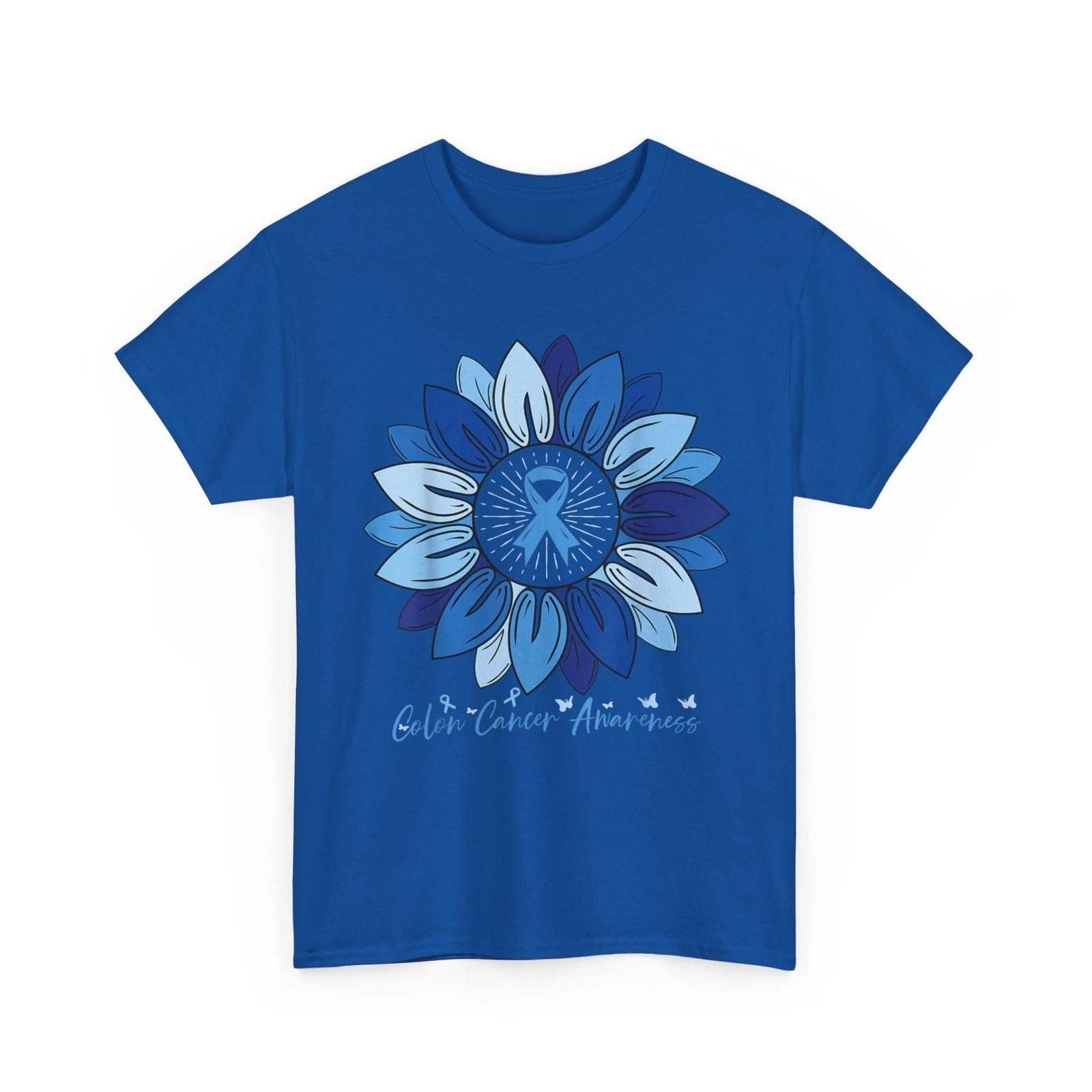 Sunflower Colon Cancer Awareness Month T shirt 3XL