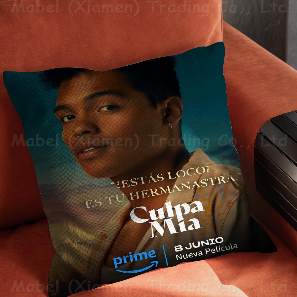 

My Fault Culpa Mia 2023 Movie Pillow Gift Home Office Decoration Pillow Bedroom Sofa Car Cushion CoverPillow Case 40x40cm16x16Inch