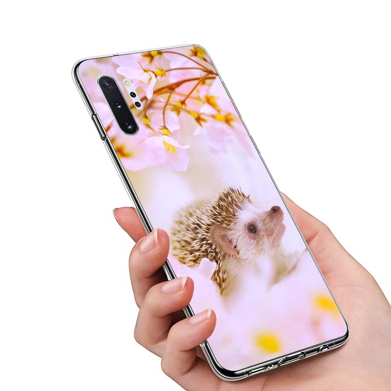 

Милый ёжик для Samsung Galaxy Note 20 10 9 8 Plus Ultra Lite M21 M31 M31S M10S M20 M21 M32 M12 чехол для телефона Samsung M12