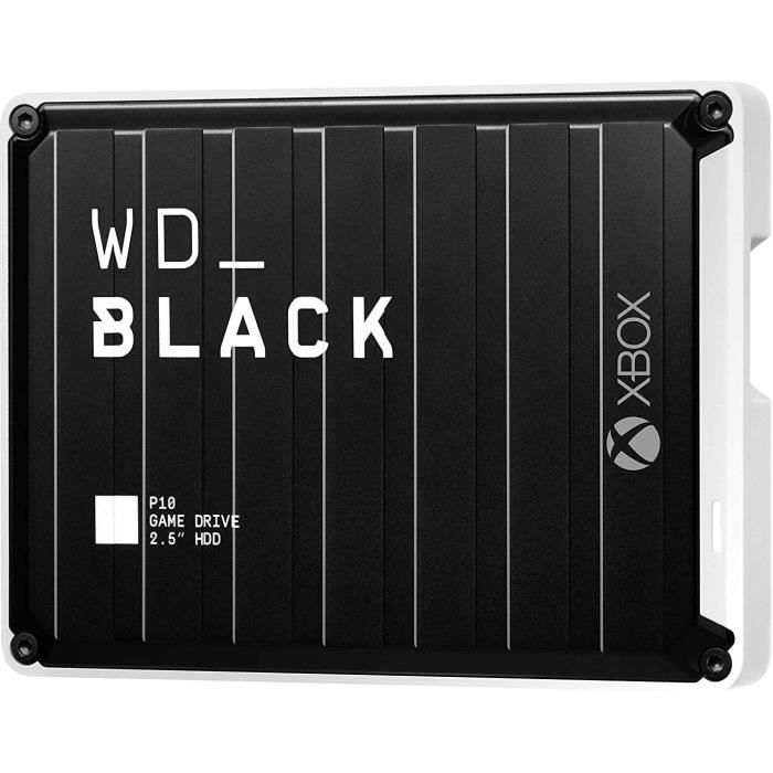 WD_BLACK P10 Game Drive - Disque Dur Externe Gaming - 3To - 2,5" - Xbox One™ + Abonnement Gratuit 1 Mois Xbox Game Pass