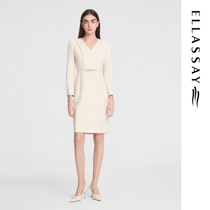 

ELLASSAY Women s Elegant Slim Fit Commuter Dress M
