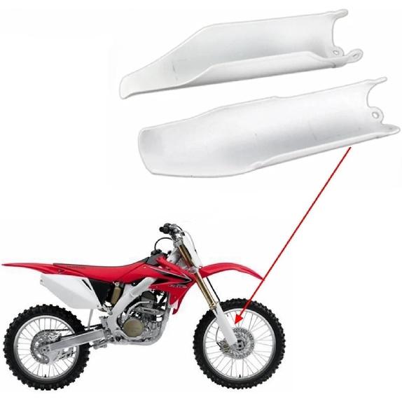 Fit for Honda 93-18 Cr125 Cr250 Cr500 Crf250r Crf450r Motocross Racing Front Fork Guard Fork Cover CR CRF 125 250 450 500 Powersports Fork Guards