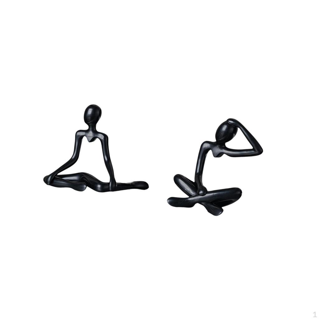 Thinker Statue Decorative Figurine Unique Creative Abstract Sculpture Tabletop Ornament Modern