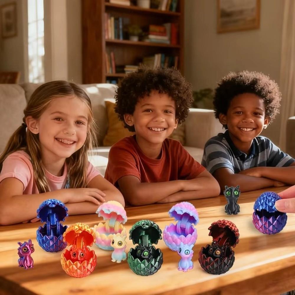 Cute 3D Printed Dragon Egg Creative Artistic Dragon Egg Statue Office Ornaments