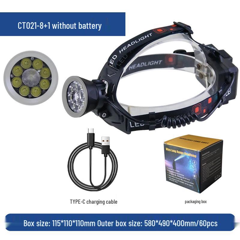 

Pailide CT021-8+1 High-Power LED Headlamp