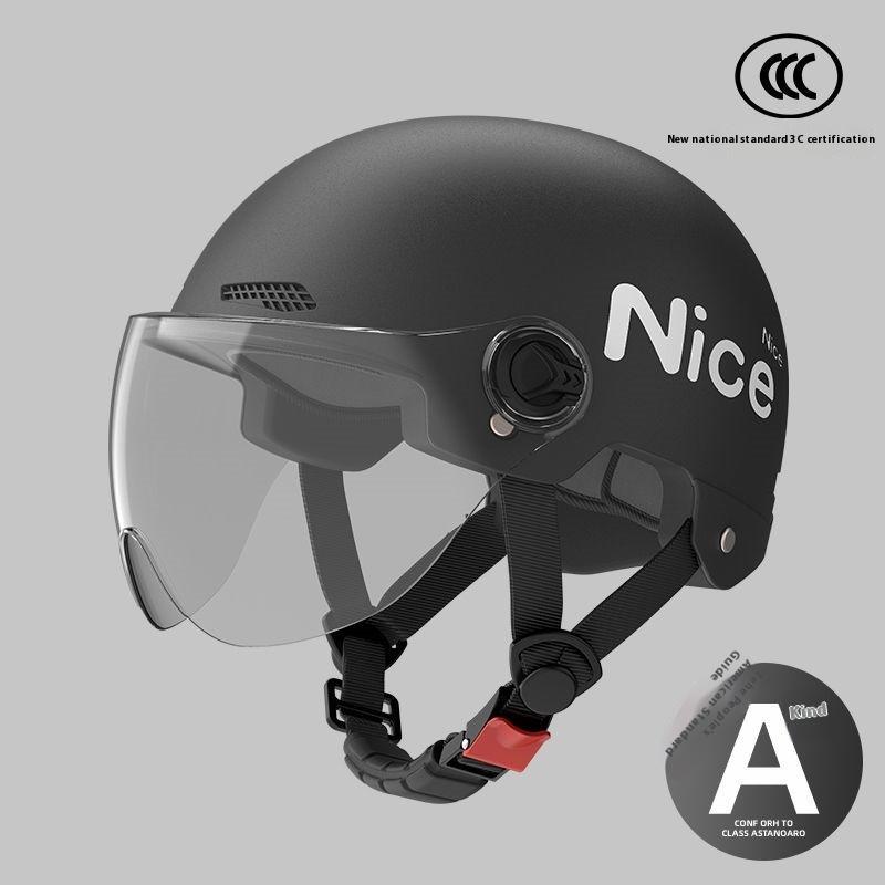 Electric Motorcycle Helmet Men's and Women's Battery Car Riding Sun Protection Summer Four Seasons Universal Helmet