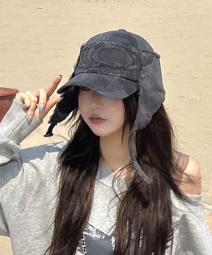 Keosaus Modular Big Logo Ball Cap - Charcoal Camo
