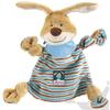 Doll Toy - Sigikid - Beige/blue Bunny Comforter Semmel Bunny - Boy - from 0 Months - 27 Cm