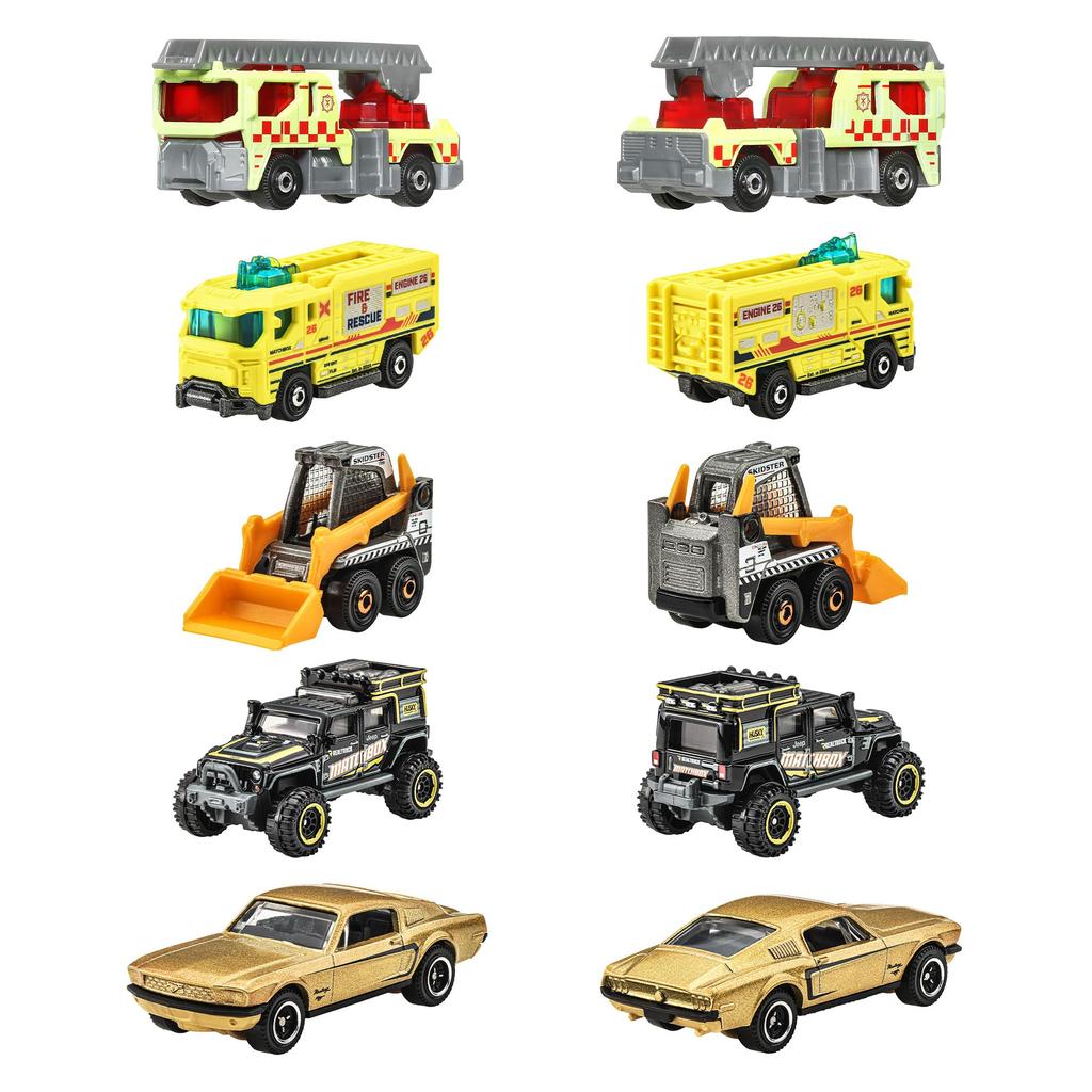 Assortimento Matchbox Auto Base 24 Veicoli in Miniatura delle Epoche - (Riquadro 24) - 3+ - Multicolore (30782-987G)