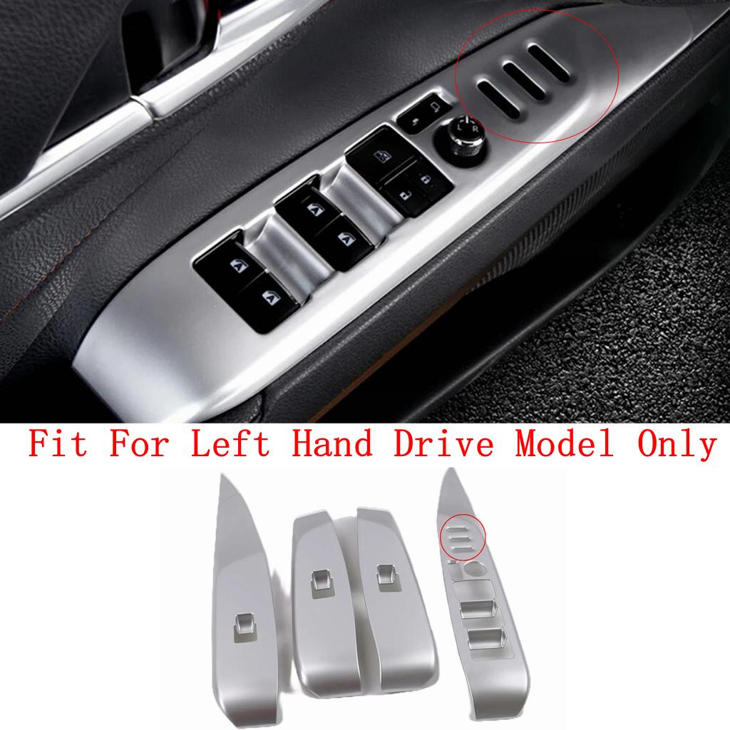 Car Inner Door Window Glass Lift Rise Switch Panel Frame Decoration Cover Trim For Toyota Camry 2018 - 2025 Interior Accessories