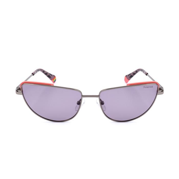 Lunettes de Soleil Polaroid PLD 6129/S 57/17/145 YY5 RUTHENIUM VIOLET STAINLESS STEEL WOMAN PLD SUN PLD 6129/S YY5 57 17 145