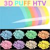16X Transfer-8 Colors 3D Puff HTV Heat Transfer Vinyl 30X25cm Pastel Colored Puffy Iron-On Vinyl T-Shirt-B61B