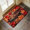 Autumn Maple Leaves Welcome Rug Doormat Machine Washable Carpet For Living Room Bedroom Kitchen And Laundry Rug Floor Mat