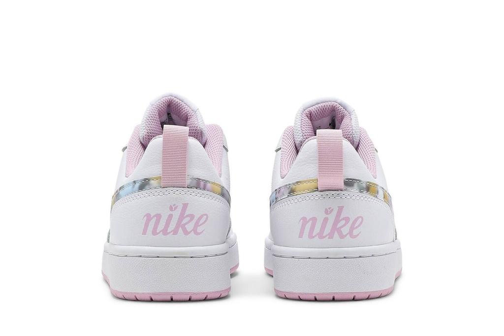 Nike Court Borough Low 2 SE GS 'Floral Swoosh' CK5426-100 Kids Shoes