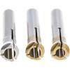 3pcs Collet Sleeve for Handle Chuck 3 Size 3/32‘’ 1/32‘’ 1/8‘’ (1/32'')
