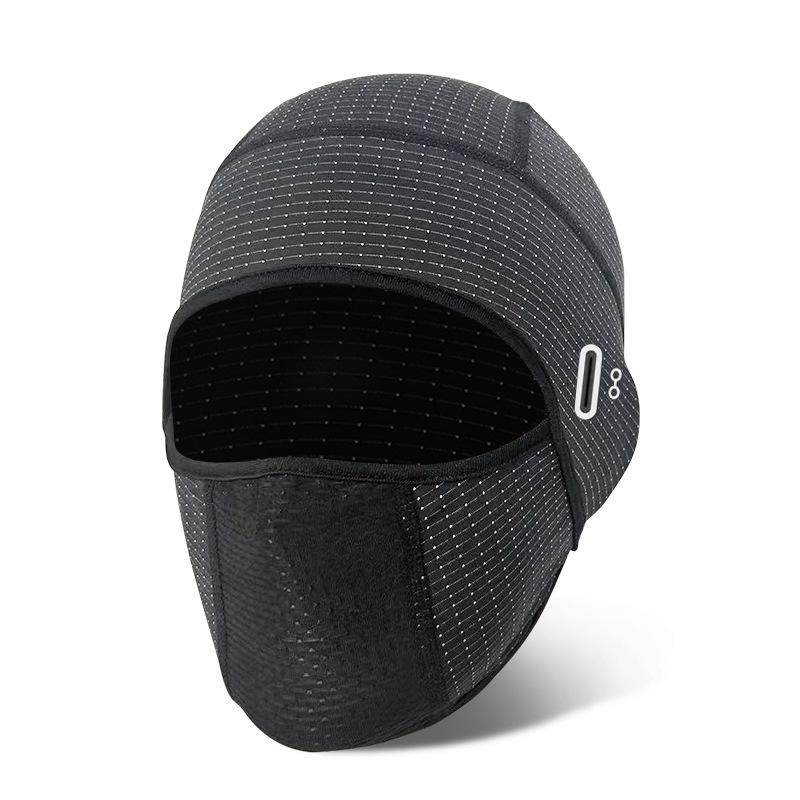 Outdoor sunshade riding headgear ice silk UV protection motorcycle all-inclusive face mask windshield