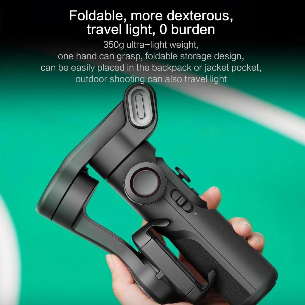 3-Axis Handheld Gimbal Stabilizer Anti-Shake Selfie Stick Face Tracking for Smartphone Camera Video Recording