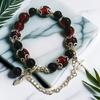 Super Fairy Forest Gradient Glass Bracelet - Chic Chinese Style Gift for Women and Best Friends, Lightweight Luxury Accessory