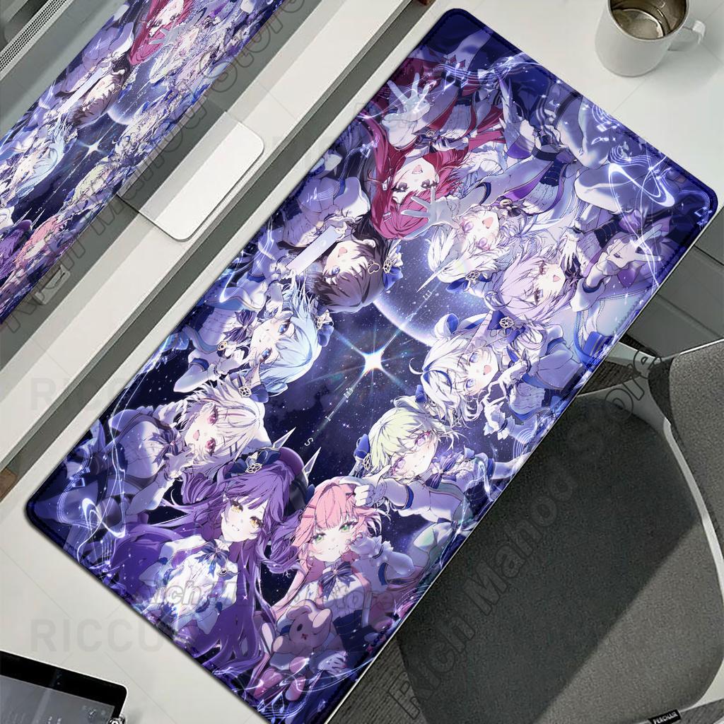 Xxl Anime Mousepad Cute Girl Tenko Shibuki E-Sports Keyboard Desk Mat Non-Slip Rubber Mouse Mat Extended Pad Office Accessories