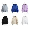 Men Hoodie Coat Solid Color Zipper Long Sleeves Cardigan Pockets Keep Warm Drawstring Hooded Plush Spring Coat Male Clothes