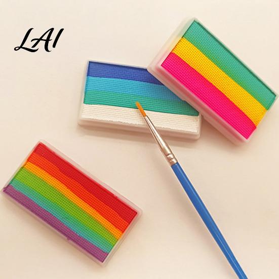Körperbemalung Farbe Regenbogen Gesichtspigment Hochpigmentierte Aquarellfarbe für Partys Langanhaltend & Kinder