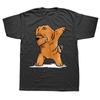 Dabbing Chow Chow Dab Dance Dog T Shirts Graphic Cotton Streetwear Short Sleeve Birthday Gifts Vintage Style Tshirt UnisexF