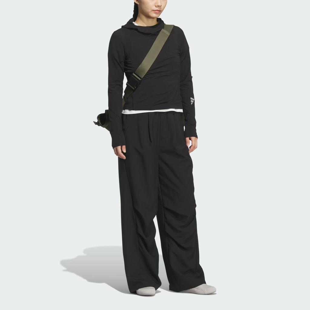 Adidas FOS Future Style Loose Knit Hooded Long Sleeve Regular T-Shirt Women Tops KC5805