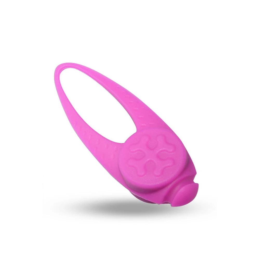 Safety Flashing Glow Light New Pet Led Silicone Rubber Pendant Blinking Led Collar Luminous Pendant for Pet Dog Puppy Necklaces