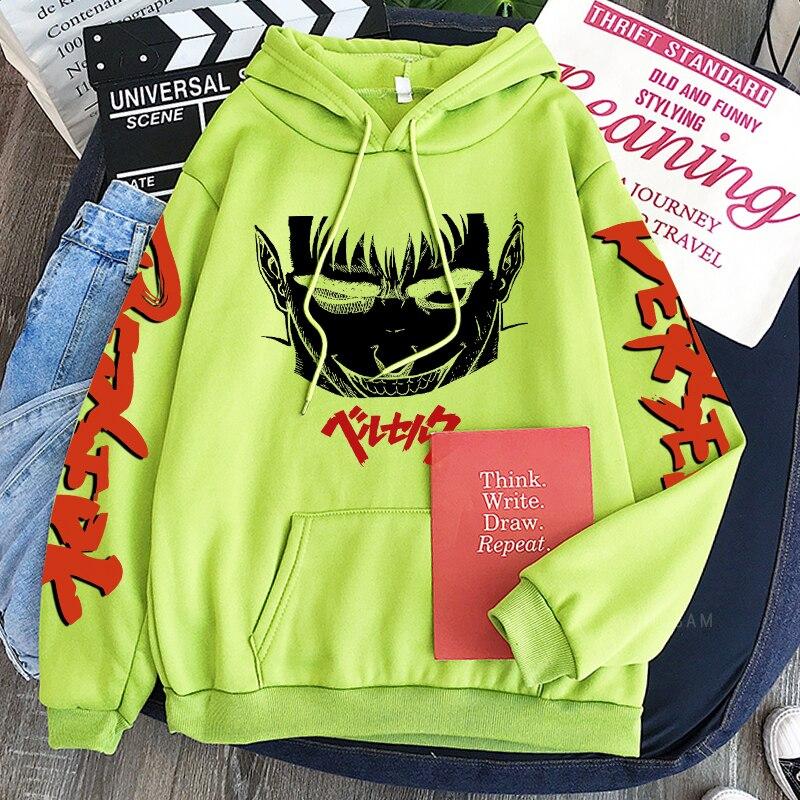 Kop Billigt Online Japanese Anime Berserk Unisex Hoodies Gothic Horror Smiling Graphics Guts Manga Harajuku Men Women Winter Long Sleeve Sweatshirt Till Ett Lagt Pris Pa Joom Butik