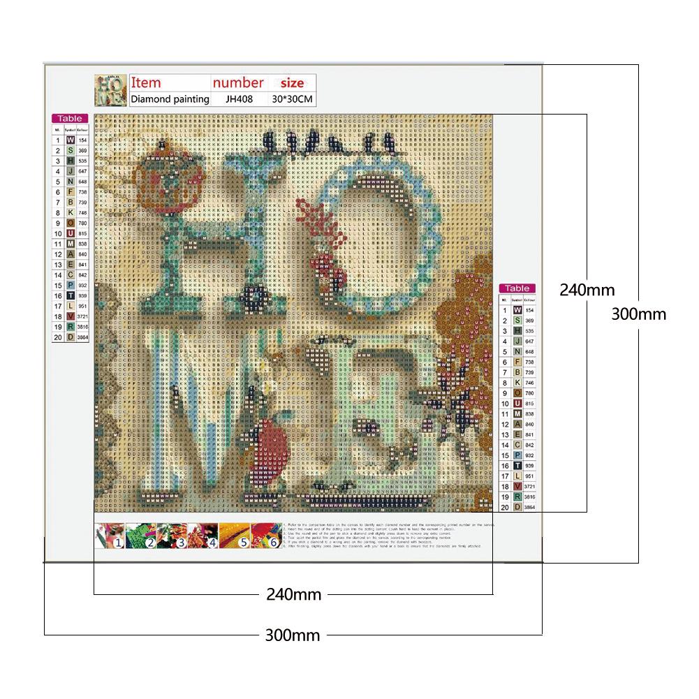 5D DIY Full Drill Diamond Painting Text Cross Stitch Embroidery Kit ...