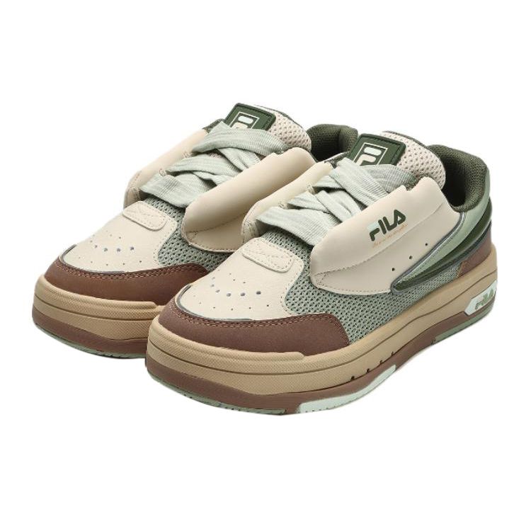 FILA Mix Sports Reducing Load Shock Absorption Low-Top Sneakers Women Sneakers Swamp-Green F12W334201FWS
