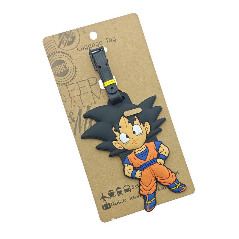 Anime Character Luggage Tag: Featuring Naruto, Dragon Ball, and Doraemon Designs
