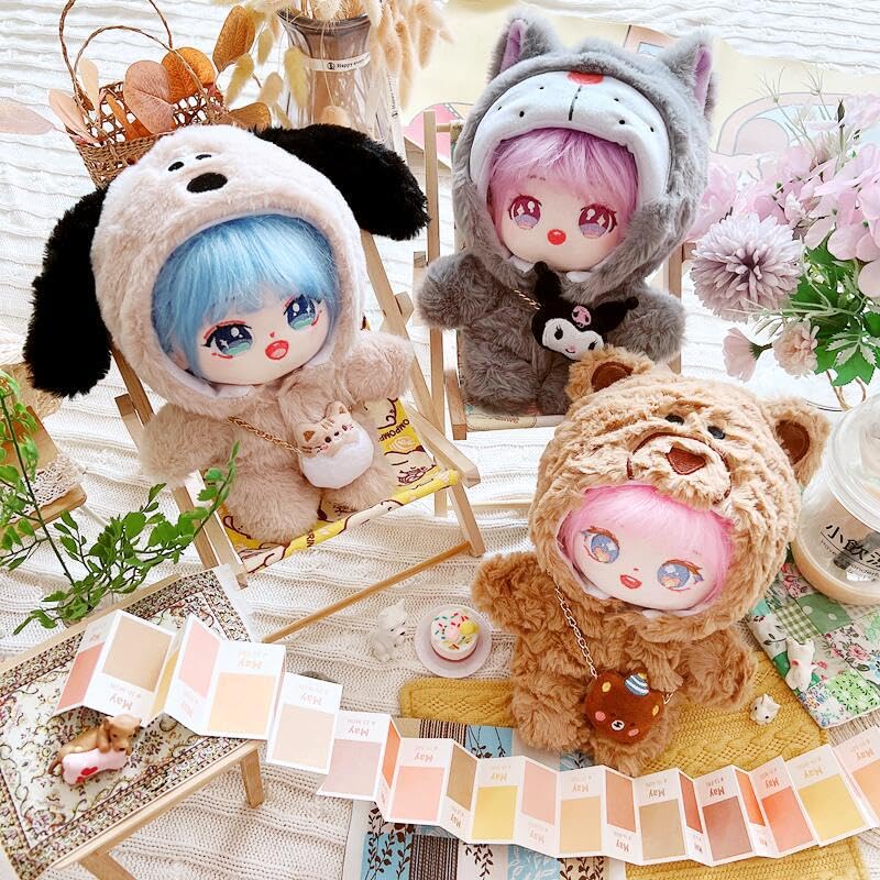 AXLUCE - Plush Clothes - Kigurumi - Plush Toy - Clothes - 20cm - Doll (Bear, 20cm)