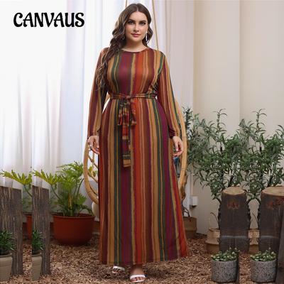 Plus Size Damenmode Neues edles Temperament Kleid im ausländischen Stil
