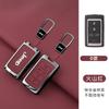 Metal Leather 5 Buttons Car Remote Key Case Cover Shell For Jeep Grand Cherokee Wagoneer Obsidian II 2021 2022 2023 Accessories AKY1