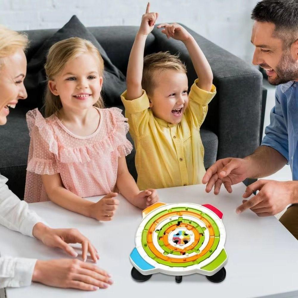 Plastics Round Ball Games Rich Path Puzzle Maze Board Toys  Children's Birthday Gift