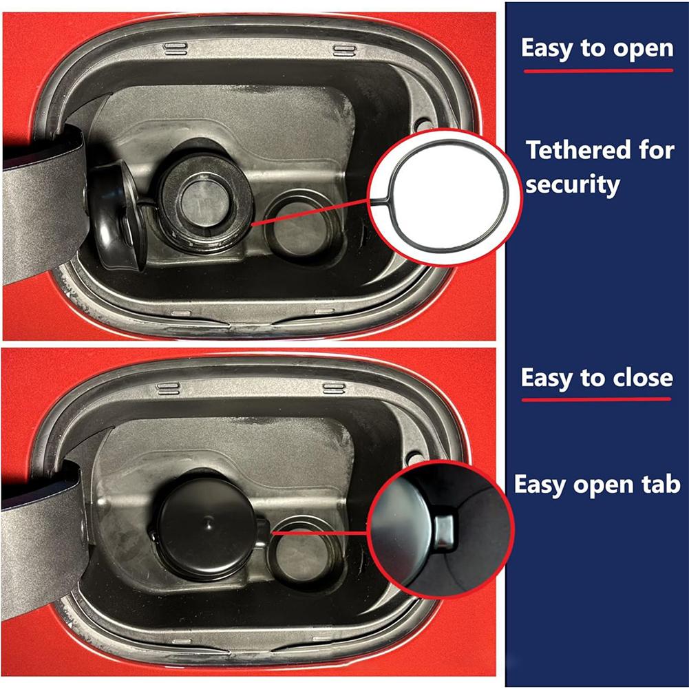 2.375in Car Fuel Tank Dust Cover Lid Protective Cover Strap Fuel Tank Dust Cover For Chevrolet For Cadillac for FORD For Buick