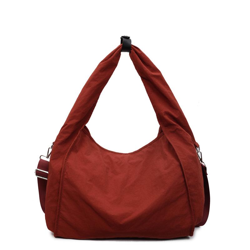 Japan Style Nyl Crossbody Bag Casual Large Capacity Tote Bag Lightweight Women Shoulder Bag Simple Handbag