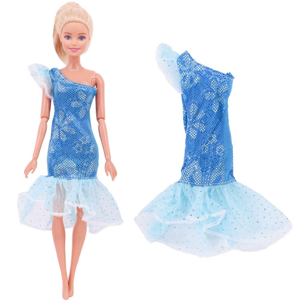 Doll Blue Clothes,Fashion Coat,Pants,Dress,Mermaid Clothing,Suitable 30Cm Bjd Doll And 11.5 Inch Dolls,Gift,Girl Doll Accesories