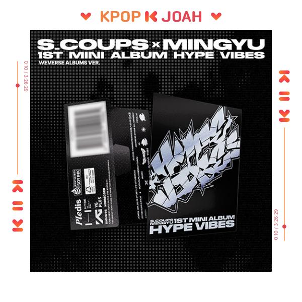 (Weverse Albums ver.) S.COUPS X MINGYU of SEVENTEEN (SVT) [HYPE VIBES] 1st Mini Album (29th Sep.2025)