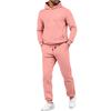 Men's Two-piece Hoodie Sweatshirt And Jogging Pants Tracksuit