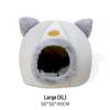 Cozy Winter Cat Bed: Thick, All-Season Semi-Enclosed Pet House